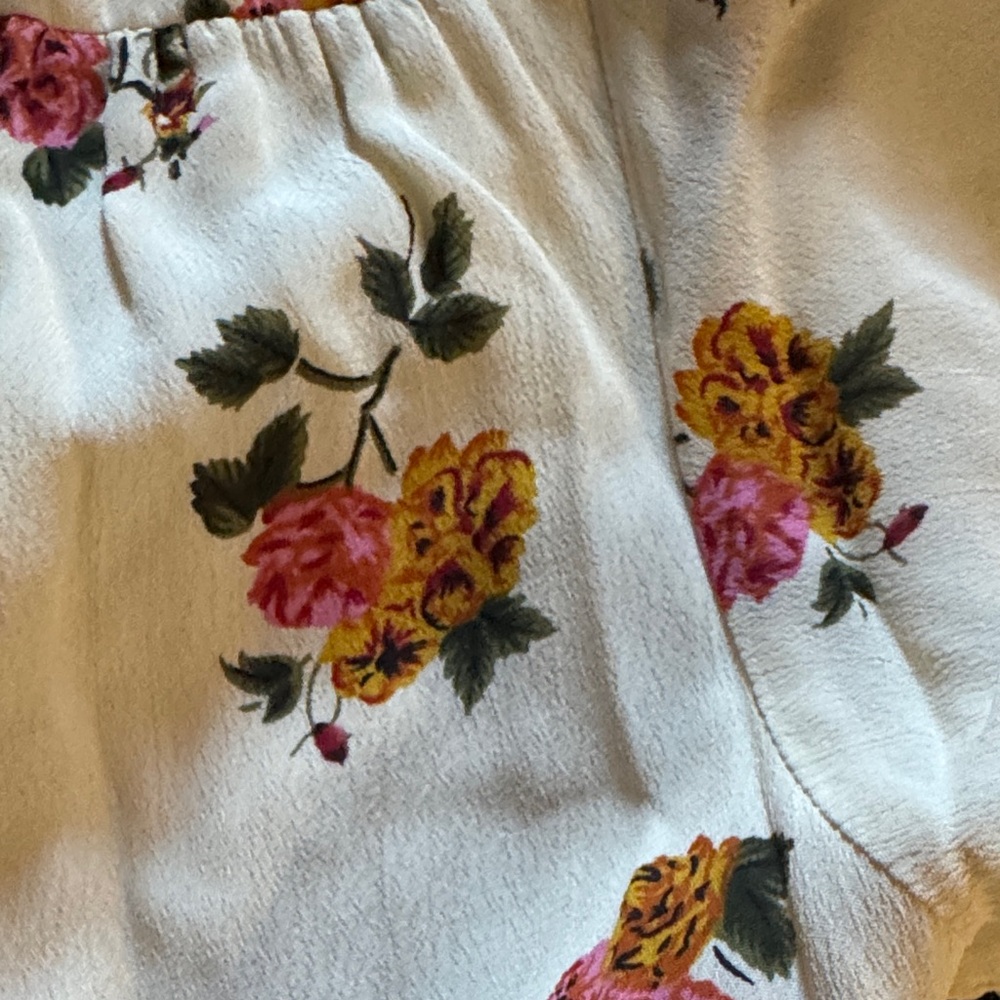 Privacy Please Floral Maxi Dress - Cream and Red - Picture 3 of 3